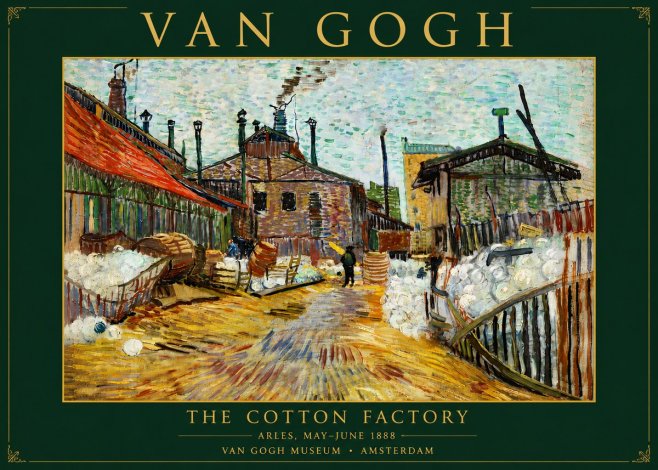 Van Gogh The Cotton Factory No5 - Juliste
