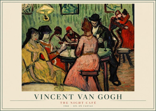 Van Gogh The Night Café I No2 - Juliste