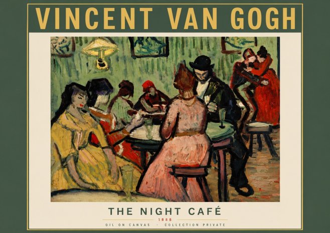 Van Gogh The Night Café I No5 - Juliste