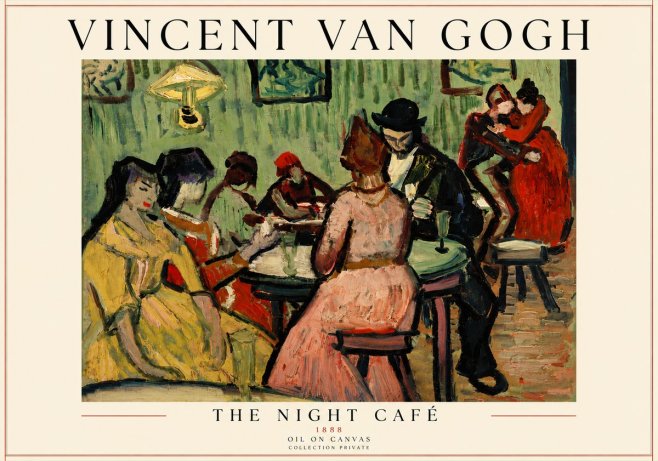 Van Gogh The Night Café I No6 - Juliste