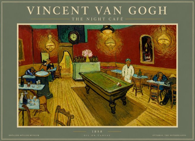 Van Gogh The Night Café II No6 - Juliste