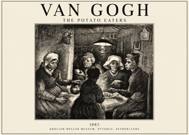 Van Gogh The Potato Eaters I No1 - Juliste