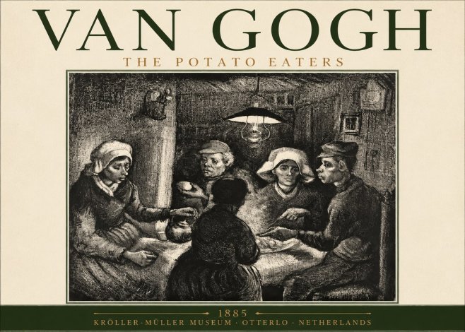Van Gogh The Potato Eaters I No2 - Juliste