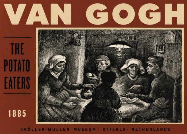Van Gogh The Potato Eaters I No3 - Juliste
