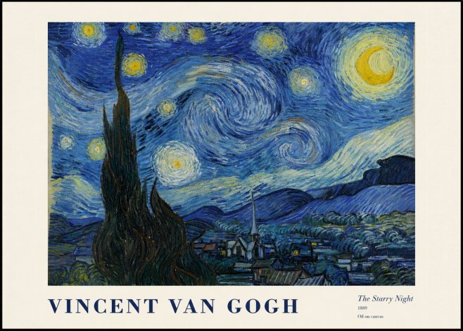 Van Gogh The Starry Night No1 - Juliste