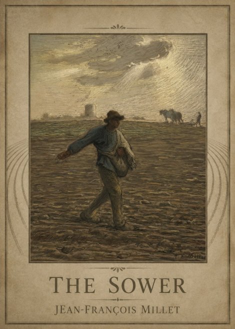 Jean-François Millet The Sower I No1 - Juliste