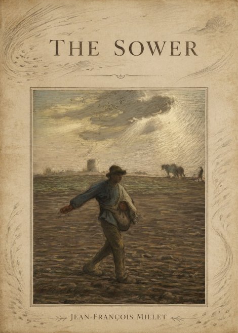 Jean-François Millet The Sower I No4 - Juliste