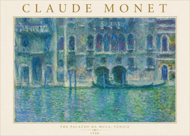 Monet The Palazzo Da Mula, Venice No5 - Juliste