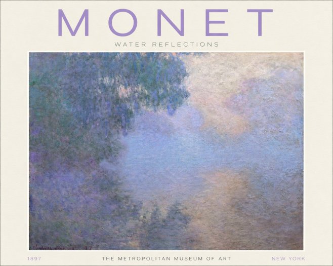 Monet Water Reflections No2 - Juliste
