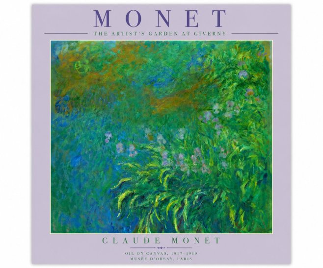 Monet The Artist's Garden at Giverny No4 - Juliste