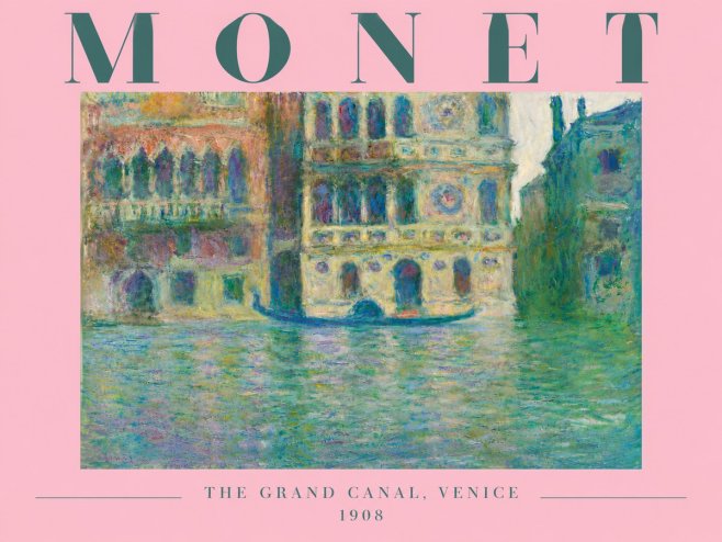 Monet The Grand Canal, Venice No6 - Juliste