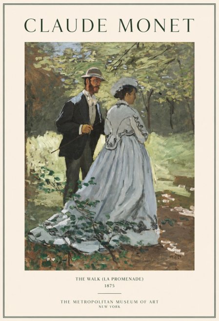 Monet The Walk (La Promenade) No1 - Juliste