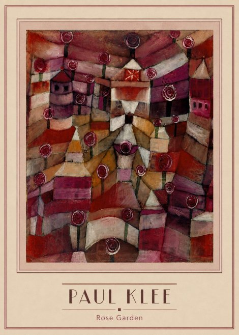 Paul Klee Rose Garden No3 - Juliste