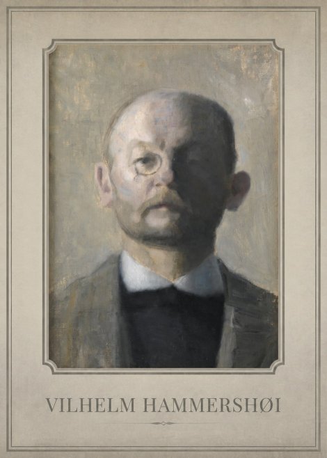 Vilhelm Hammershøi Self-portrait I No1 - Juliste