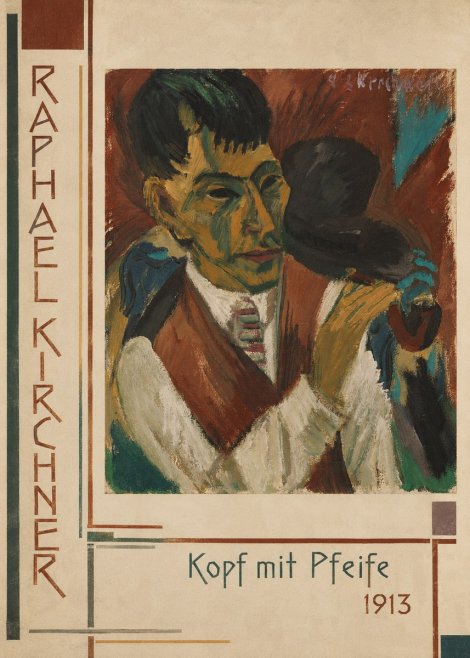 Raphael Kirchner Kopf Mit Pfeife No2 - Juliste