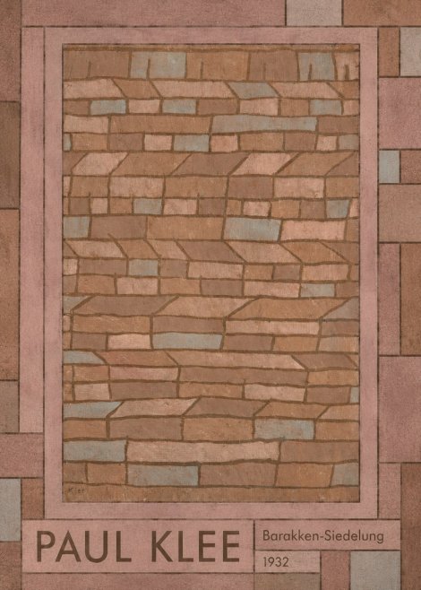 Paul Klee Barakken-siedelung No1 - Juliste