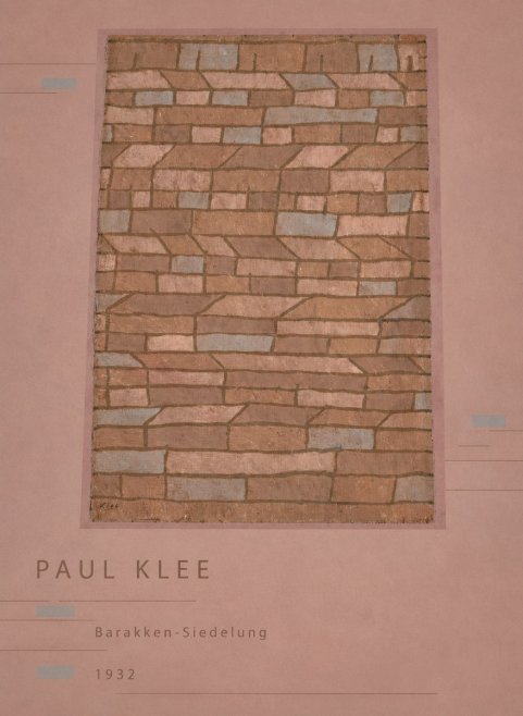 Paul Klee Barakken-siedelung No6 - Juliste