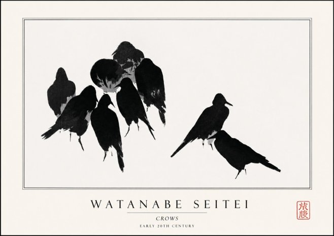 Watanabe Seitei Crows No1 - Juliste