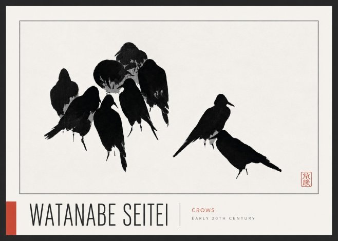 Watanabe Seitei Crows No5 - Juliste