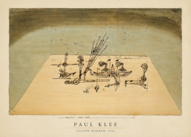 Paul Klee Yellow Harbor No4 - Juliste