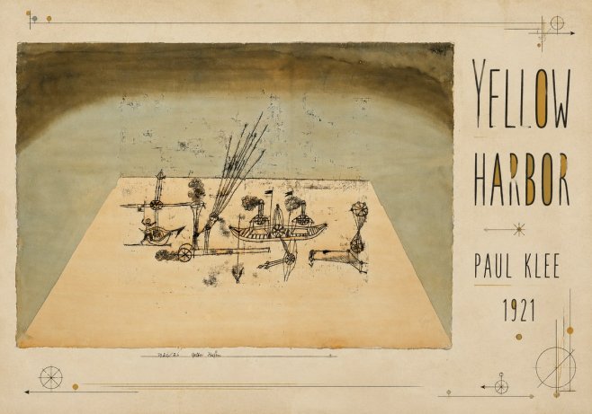 Paul Klee Yellow Harbor No5 - Juliste