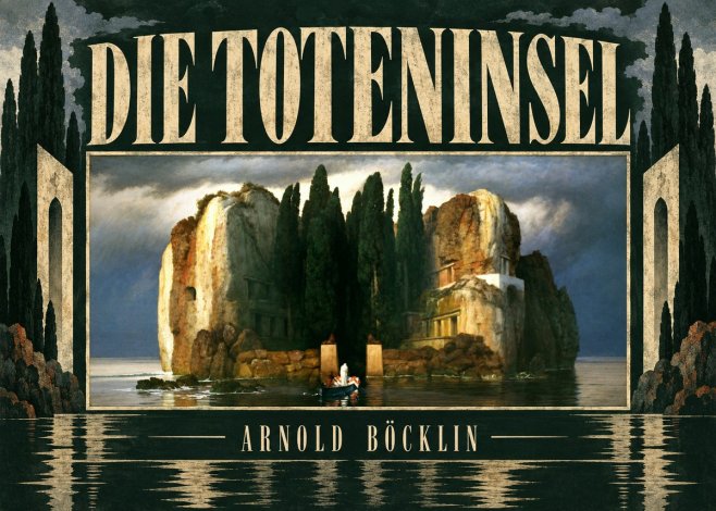 Arnold Böcklin Die Toteninsel II No5 - Juliste