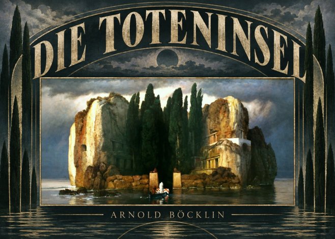 Arnold Böcklin Die Toteninsel II No6 - Juliste