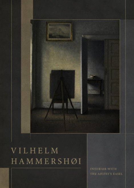 Vilhelm Hammershøi Interior with the Artist's Easel I No2 - Juliste