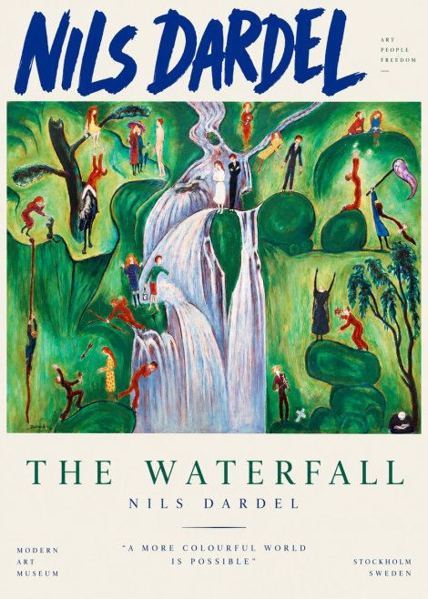 Nils Dardel The Waterfall No3 - Juliste