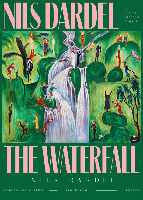 Nils Dardel The Waterfall No4 - Juliste