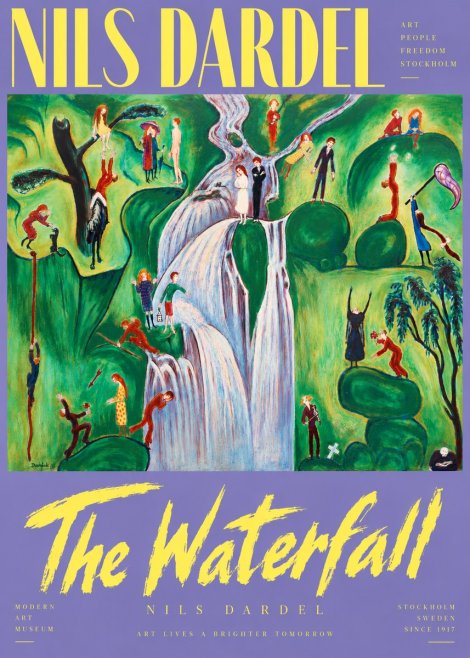Nils Dardel The Waterfall No6 - Juliste