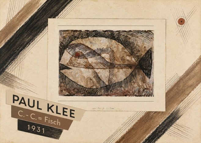 Paul Klee C. - C. = Fisch No4 - Juliste