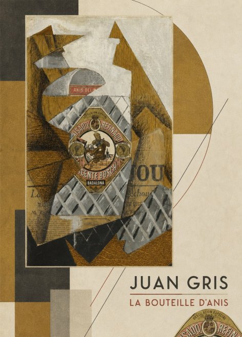 Juan Gris La Bouteille D'anis No6 - Juliste