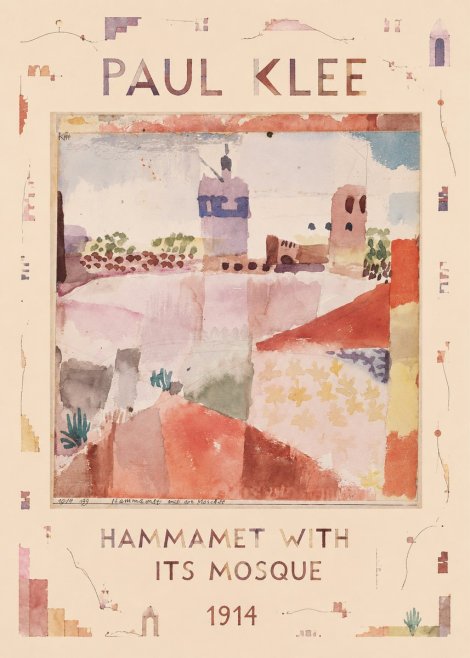 Paul Klee Hammamet with Its Mosque No4 - Juliste