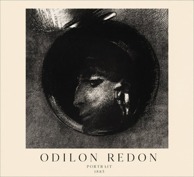 Odilon Redon Portrait No1 - Juliste