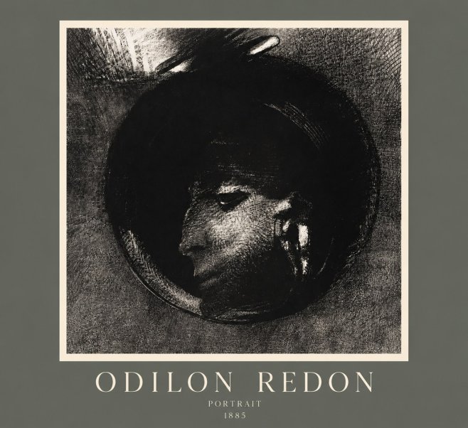Odilon Redon Portrait No2 - Juliste