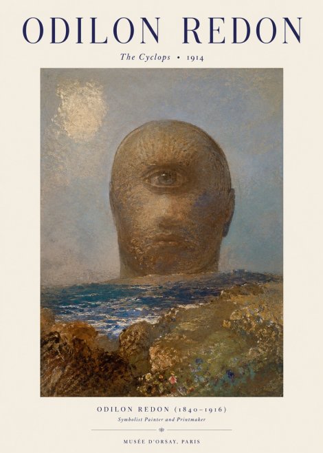 Odilon Redon The Cyclops I No1 - Juliste