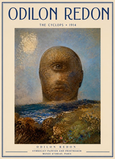 Odilon Redon The Cyclops I No3 - Juliste