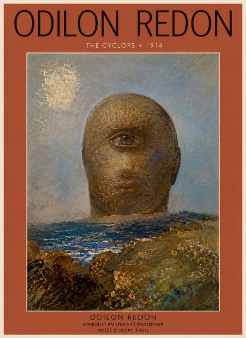Odilon Redon The Cyclops I No5 - Juliste