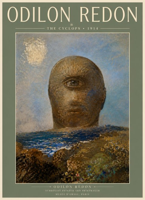 Odilon Redon The Cyclops I No6 - Juliste