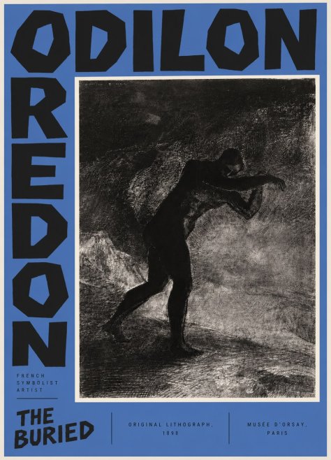 Odilon Redon The Buried No5 - Juliste