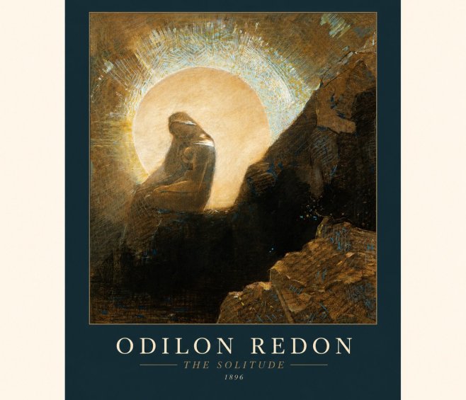 Odilon Redon The Solitude No1 - Juliste