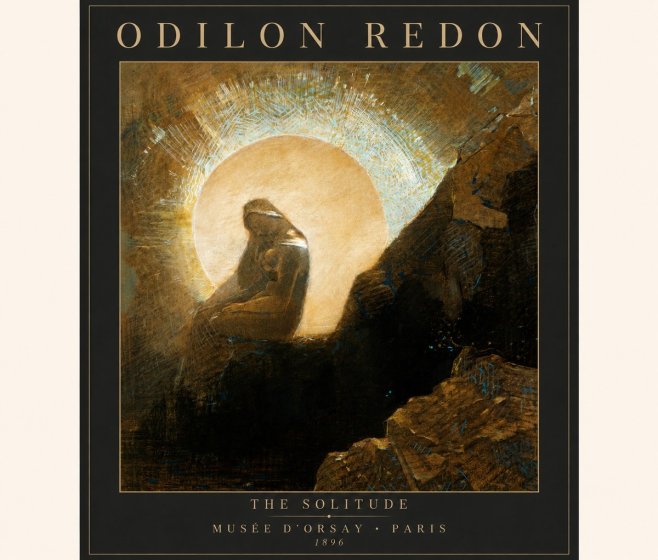 Odilon Redon The Solitude No3 - Juliste
