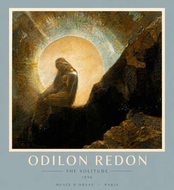 Odilon Redon The Solitude No6 - Juliste