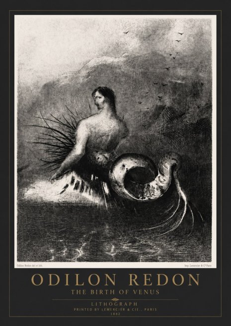 Odilon Redon The Birth of Venus No4 - Juliste