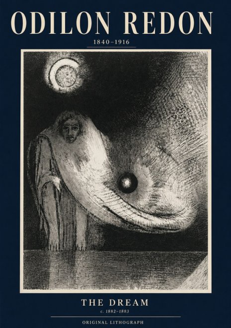 Odilon Redon The Dream No3 - Juliste