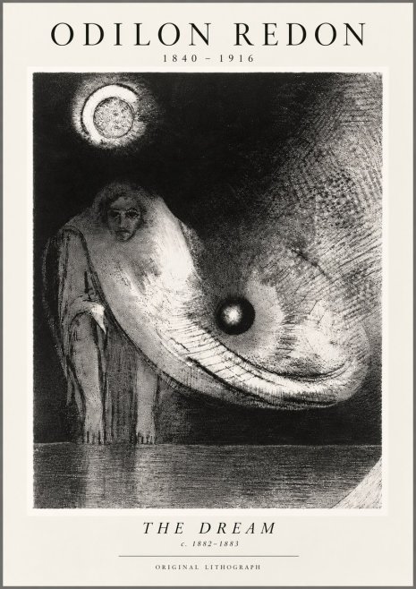 Odilon Redon The Dream No5 - Juliste