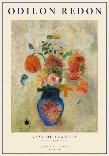 Odilon Redon Vase of Flowers No3 - Juliste