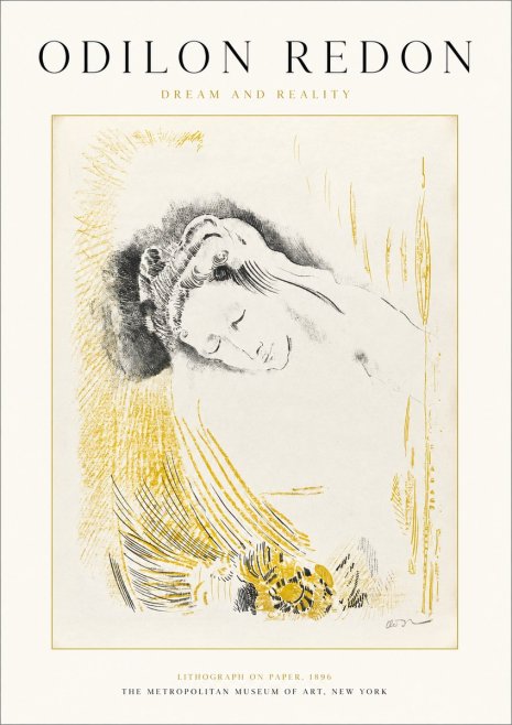 Odilon Redon Dream and Reality No1 - Juliste
