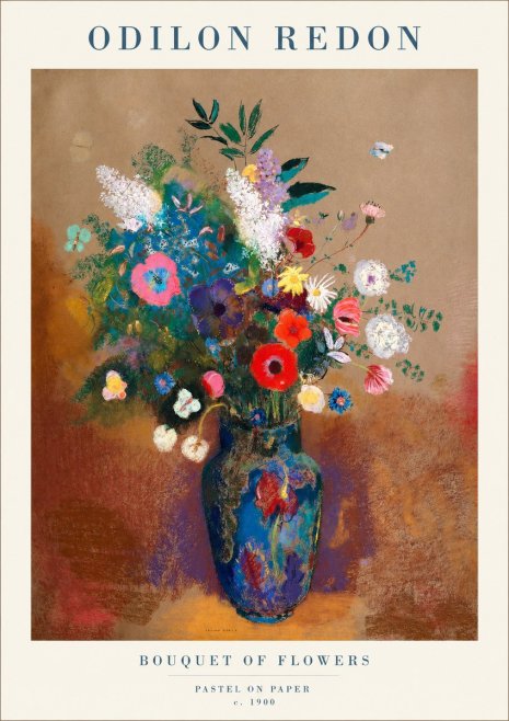 Odilon Redon Bouquet of Flowers No1 - Juliste